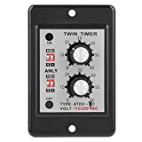 Twin Timer Relay On Off Knob Control Time Switch 6S-60M (AC 110/220V)