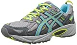 ASICS Women's Gel-Venture 5 Running Shoe, Silver Grey/Turquoise/Lime Punch, 8.5 M US