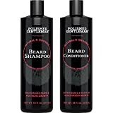 Beard Shampoo and Conditioner Set - Beard Wash and Conditioner for Men with Biotin & Tea Tree - Mens Best Beard Conditioner with Beard Oil - Beard Growth Kit for Men - Beard Softener - Made in USA