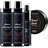 Beard Care Kit For Men Includes Beard Shampoo and Conditioner Set, Beard Balm and Beard Growth Oil - Beard Grooming Kit - Beard Wash and Conditioner for Men