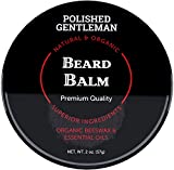 Premium Sandalwood Beard Balm Wax - Best Beard Moisturizer With Tea Tree Oil - Softens & Conditions - For Men Shaping and Styling - Itch Free - Organic Ingredients - 2oz - Made in USA