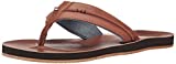 Tommy Hilfiger Men's Davidson Flip Flop, Cognac, 8