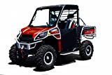 Dragonfire Racing HiBoy Doors (Black) Compatible with 13-19 Polaris RAN900XP