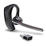 Plantronics - Voyager 5200 UC (Poly) - Bluetooth Single-Ear (Monaural) Headset - USB-A Compatible to connect to your PC and/or Mac - Works with Teams, Zoom & more - Noise Canceling