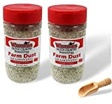 Farm Dust Seasoning, 8 oz. 2 pack. Mini wooden spoon included