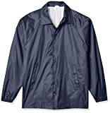 Augusta Sportswear Men's Nylon Coach's Jacket/Lined, Navy, Large