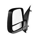 Driver Side Textured Side View Mirror for 08-14 Chevy Express & GMC Savana 1500, 08-17 Chevy Express 2500 3500, GMC Savana 2500 3500 - with Blind Spot Corner Glass - GM1320395