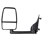 SCITOO Door Mirror Driver Side Fit for Chevy for GMC Exterior Accessories Mirror 2003-2011 for Chevy for GMC Express Savana Van 1500/2500/3500/4500 With Manual Controlling