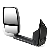 DNA Motoring MR-OEM-008-L Left/Driver Manual Foldable Side View Mirror Compatible with 03-18 Express/Savana 1500 2500 3500