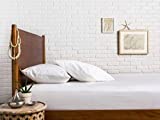 100% Egyptian Cotton Sateen Weave 800 Thread Count King Fitted Sheet with Elastic All Around - Fits Mattress Upto 18 inches White