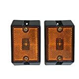 MAXXHAUL 80745 Side Marker LED Amber Light - 2 Pack