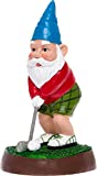 GreenLighting Golfer Garden Gnome Outdoor Figurine - Hand Painted Funny Novelty Lawn Statue Decoration for Front Yards, Flowerbeds and Offices