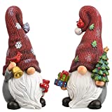 National Tree Company RAC-YM20242-1 Christmas Gnomes, 9 in, Red