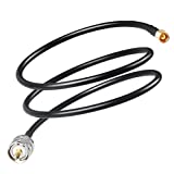 Electop SMA Male to UHF Male PL259 RG58 Coaxial Cable 2.6ft(80cm)