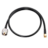 wlaniot SMA to PL259 Adapter Cable SMA Male to UHF Male PL-259 Coax Jumper Cable (2ft RG58) for Handheld HAM & CB Radio,Antenna Analyzer,Dummy Load,SWR Meter etc.
