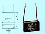 S.Y. Elec. CBB61 / C61 Fan Motor Capacitor 10uf 250VAC 2 Wire