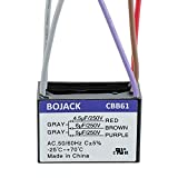 BOJACK CBB61 4.5uF+6uF+5uF 250V AC Ceiling Fan Starting Capacitor for Compatible with Harbor Breeze & New Tech 5 Wire(Pack of 1 Pcs)