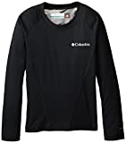 Columbia Kids Boy's Baselayer Midweight Crew (Little Kids/Big Kids) Black MD (10-12 Big Kids)