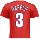 HOFSM.COM Hall of Fame Sports Memorabilia NWT New Harper #3 Philadelphia Red Custom Baseball T-Shirt Jersey No Logos Men's (Medium)