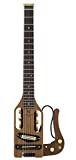 Traveler Guitar 6 String Pro-Series Deluxe (Mahogany) Hybrid Acoustic/Electric w/Gig Bag, Right, Natural Satin (PSD MHS)