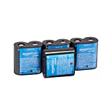 Amazon Basics 4 Pack CR-P2 High-Capacity 6 Volt Lithium Photo Battery - 4 Pack - Replaces 223A, EL223AP, and DL223A batteries