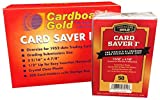 Card Saver 1 - Semi Rigid Card Holder for PSA/BGS Graded Card Submittions - 50ct Pack (2)