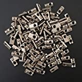 100-Pack 2020 2040 2060 Roll in Spring Loaded T Nut M5 for 20x20 20 Series Aluminum Extrusions 6mm Slot Aluminum Profile Accessories (m5)