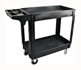 MaxWorks 80855 500-Pound Service Cart With Two Trays 30"X16"