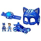 PJ Masks Catboy Power Pack Preschool Toy Set with 2 PJ-Masks-Action-Figures, Vehicle, Wristband, and-Costume-Mask for Kids Ages 3 and Up