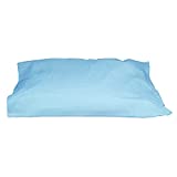 BodyMed Disposable Pillowcases (Tissue/Poly)  Disposable Pillow Cases  Medical Paper Pillowcases  Case of 100  21" x 30"  Blue