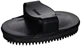 Horse & Livestock Prime 54056 054056 Soft Rubber Curry Brush for Horses, Black, Small