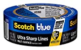ScotchBlue Ultra Sharp Lines Multi-Surface Painter's Tape, 1.41 inches x 45 yards, 2098, 1 Roll