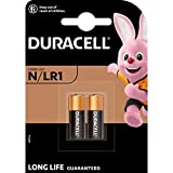 Duracell N 1.5V Alkaline Battery, 2 Count Pack, N 1.5 Volt Alkaline Battery, Long-Lasting for Medical Devices, Key Fobs, GPS Trackers, and More