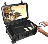 Case Club Waterproof Xbox One X/S Portable Gaming Station with Built-in 24" 1080p Monitor, Storage for Controllers, Games, and Included Speakers (Xbox & Accessories Not Included)