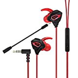 VersionTECH. Gaming Earbuds Wired with Dual Microphone, in-Ear Gaming Headset Earphones for PS5 PS4, Xbox One, Nintendo Switch, Xbox Series X|S, Playstation 4 5, Mobile Gaming 3.5MM Jack Headphones