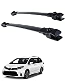 LEDKINGDOMUS Roof Rack Cross Bars Compatible with 2011 2012 2013 2014 2015 2016 2017 2018 2019 2020 Sienna Crossbars, Luggage Racks Cargo Bag Carrier Aluminum Rooftop Crossbar