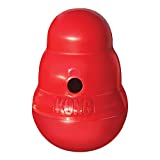 KONG Wobbler Dog Toy - Interactive Dog Treat Dispensing Toy - for Large Dogs