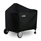 Jiesuo BBQ Grill Cover for Weber Performer Deluxe Charcoal: Heavy Duty Waterproof 22 Inch BBQ Cover for Weber Performer Charcoal Grills