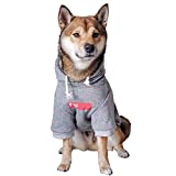 ChoChoCho Pup Dog Hoodie, Dog Sweater, Fashion Dog Clothes, Pet Clothing Cotton Cat Hoodies Stylish Streetwear Sweatshirt Gray Tracksuits Outfit for Dog Cat Puppy Small Medium Large