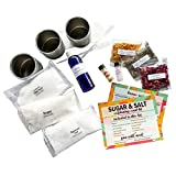 DIY Sugar & Salt Exfoliating Scrub Making Kit - Learn how to make skincare products at home with supplies from Grow and Make!