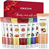 Body Scrub,9 Packs Travel Size Foot Hand Care Scrub & Body Cream Gifts Set for Skin Care Exfoliating & Moisturizing,Unique Birthday Christmas Gifts for Women Her Mom Stocking Stuffers for Women Wife