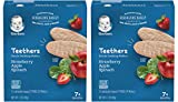 Gerber Teethers Gentle Teething Wafers, Strawberry Apple Spinach, 1.7 OZ Box (Pack of 2)