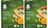 Gerber Organic Teethers Gentle Teething Wafers, Mango Banana Carrot, 1.7 OZ (Pack of 2)