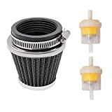 Taiss 50mm Motorcycle POD Air Filter, Used For Bicycle ATV Moped Dirt Pit Bike ,With fuel filter.DGT-50mm