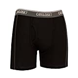 Cariloha Men's Organic Bamboo Underwear Boxer Briefs - Lightweight, Flexible, Eco-friendly and Odor-Resistant - Medium - Black