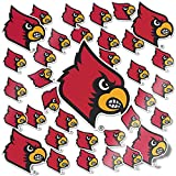 University of Louisville U of L Cards Cardinals Sticker Vinyl Decal Laptop Water Bottle Car Scrapbook (Sheet Type 3)