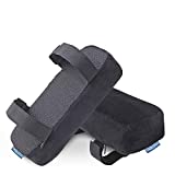 BORPRES Office Chair Armrest Pads – Premium Memory Foam Pads – Excellent Support and Cushioning for Elbows and Arms – Anti-Slip Velvet Elbow Pads – Thick and Comfortable Chair Pads，2 Pack