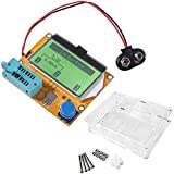 Multifunction Meter DIY kit, ACEIRMC Mega 328 Graphic Transistor Tester, NPN PNP Diodes Triode Capacitor ESR SCR MOSFET Resistor Inductance LCD Display Checker with case