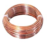 Bare Copper Wire/Choose : 10 Ga To 30 Ga (10 Ga - 25 Ft Coil)