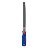 WORKPRO W051004 10 Half Round File  Durable Steel File for Concave, Convex, and Flat Surfaces, Comfortable Anti-Slip Grip, Double Cut and Single Cut  Tool Sharpener for Professionals and DIY